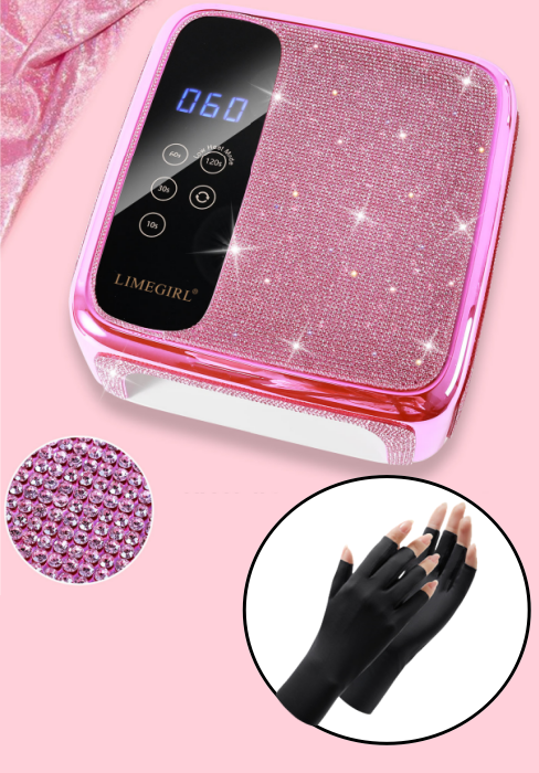 pink nail lamp