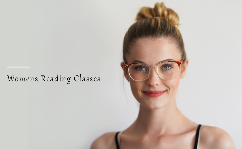 Eyekepper 4 Pack Ladies Reading Glasses Oversized Square