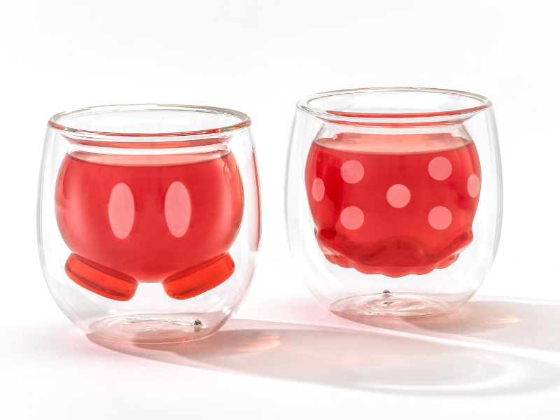 JoyJolt Mickey Pants and Minnie Skirt 3D 7.4oz Double Wall