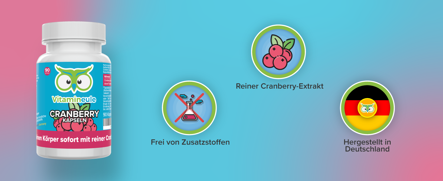 Cranberry Kapseln ohne Zusatzstoffe