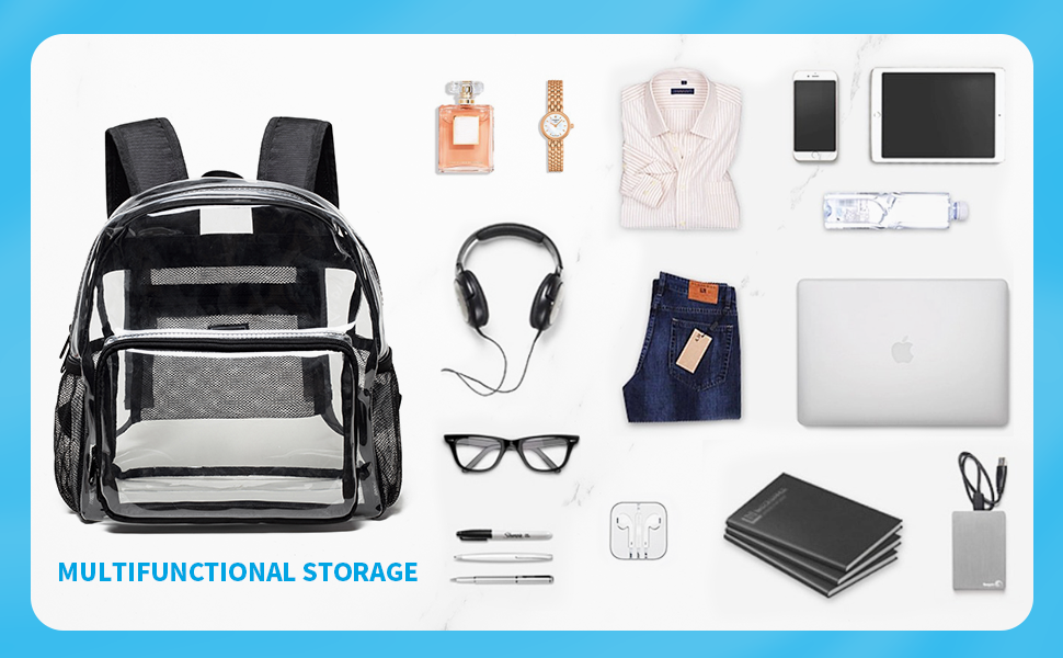 mini clear backpack stadium approved