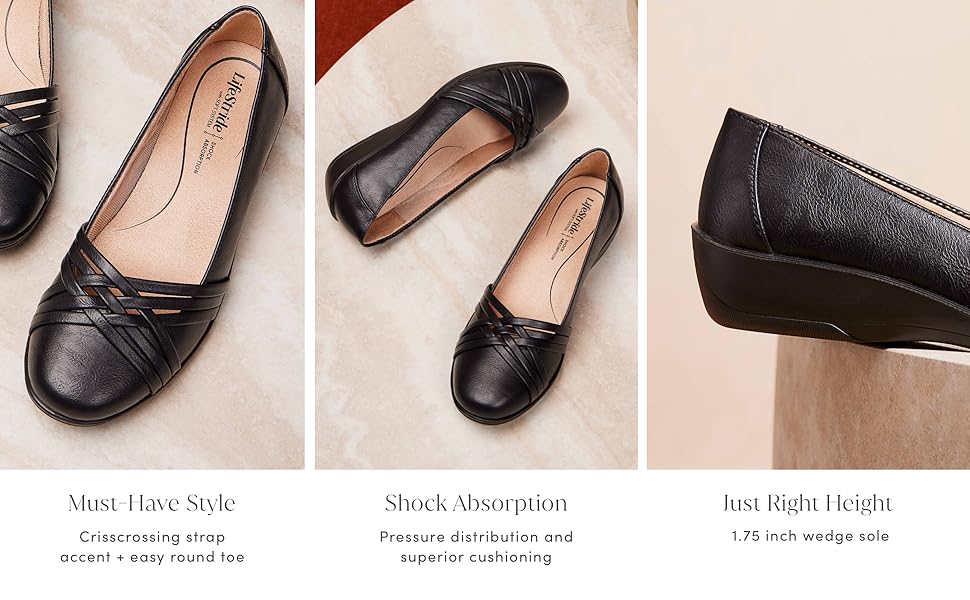 Must-Have Style, Shock Absorption, Just Right Height