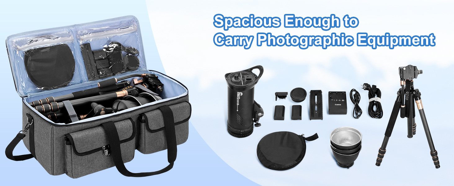 YARWO Tripod Carrying Case 23.4” Long, Portable Photo