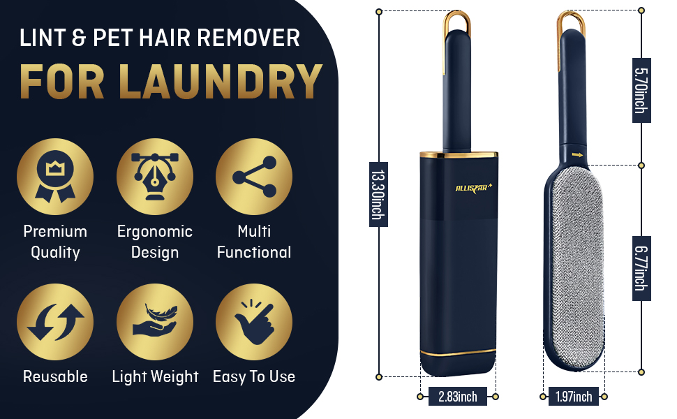 lint brush lint remover for clothes pet hair remover for laundry car seats furniture carpets fur off