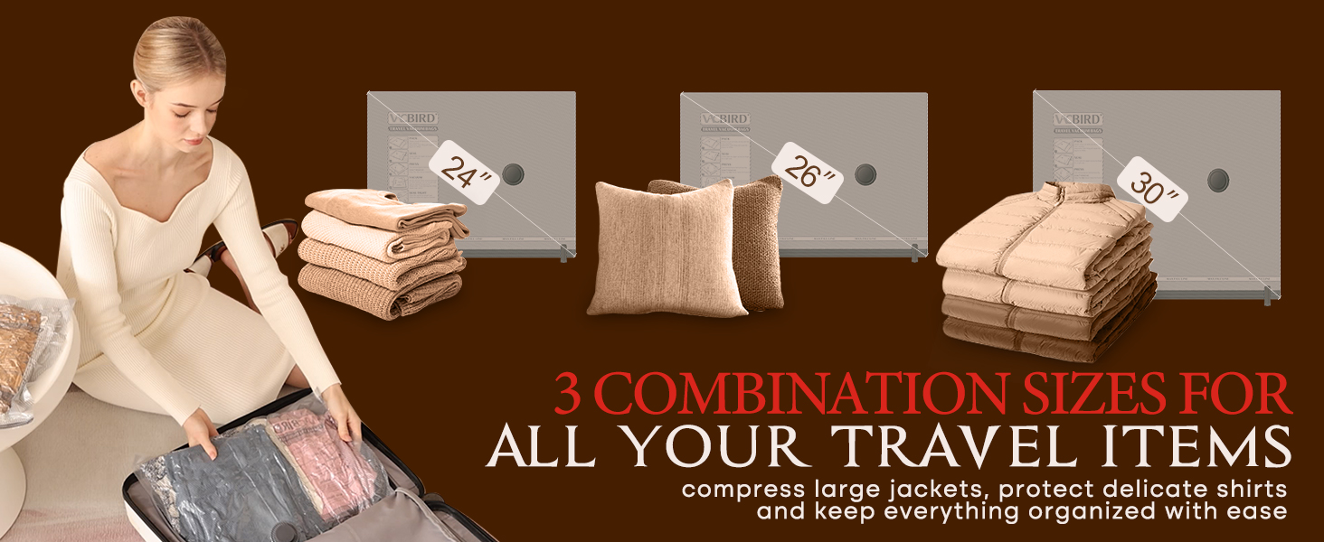 sac rangement sous vide aspirateur