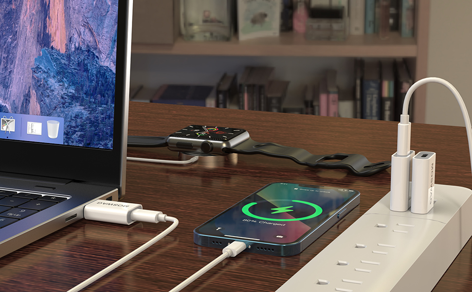 MOSWAG USB C Female to USB Male Adapter, USB C to USB Adapter