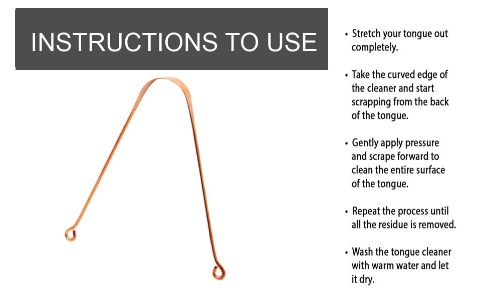 HOW TO USE TONGUE CLEANER 