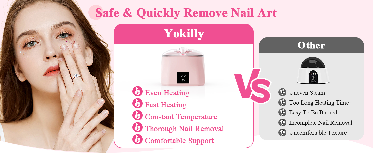 Electric Nail Soak Off Bowl for Manicure