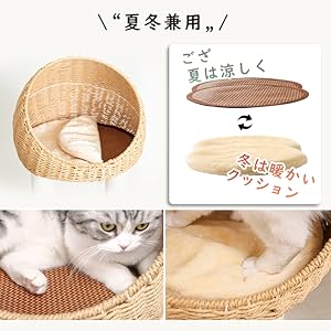 Amazon | PETTIFUL キャットタワー 据え置き おしゃれ 大型 高さ152cm