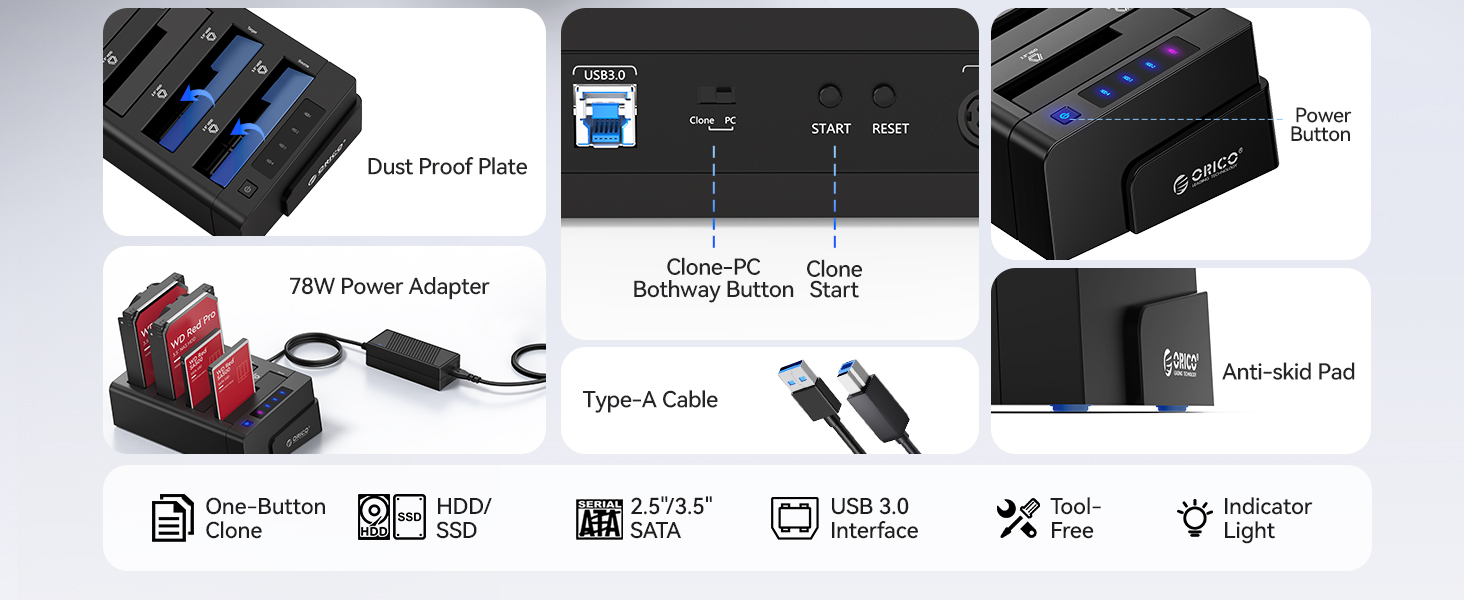 power button easy to use
