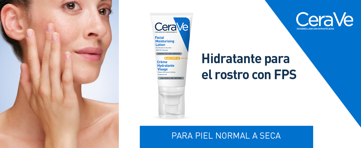 Hidratante para el rostro con FPS