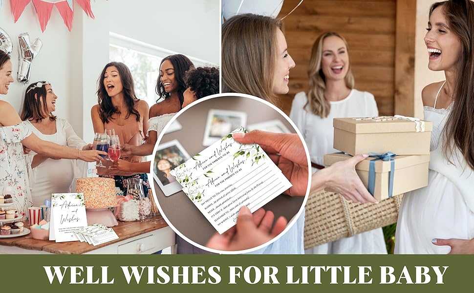 Advice and Wishes for Parents-to-be (Greenery) (Card only)