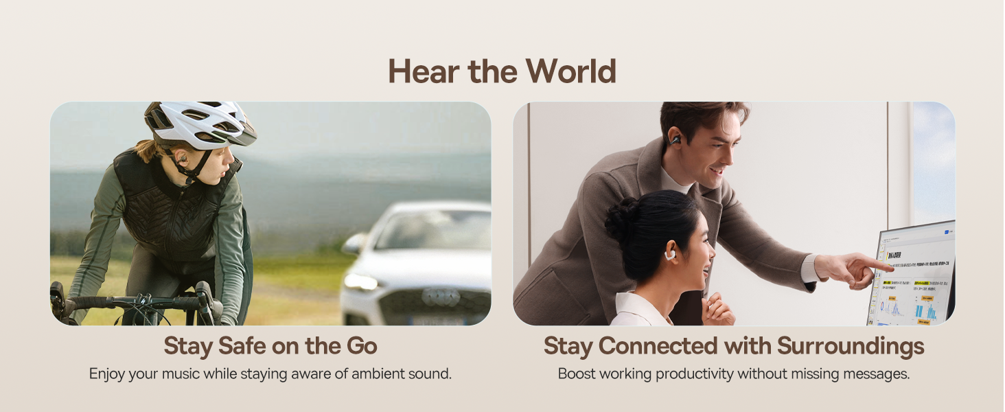 Open Ear Buds UK MC1(White）PC10