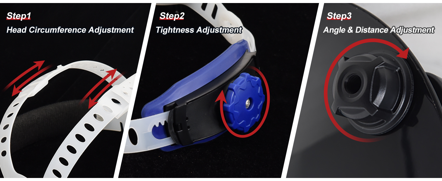 TOPDC Auto Darkening Welding Helmet, SolarBattery Powered Welder Mask, Weld Hood