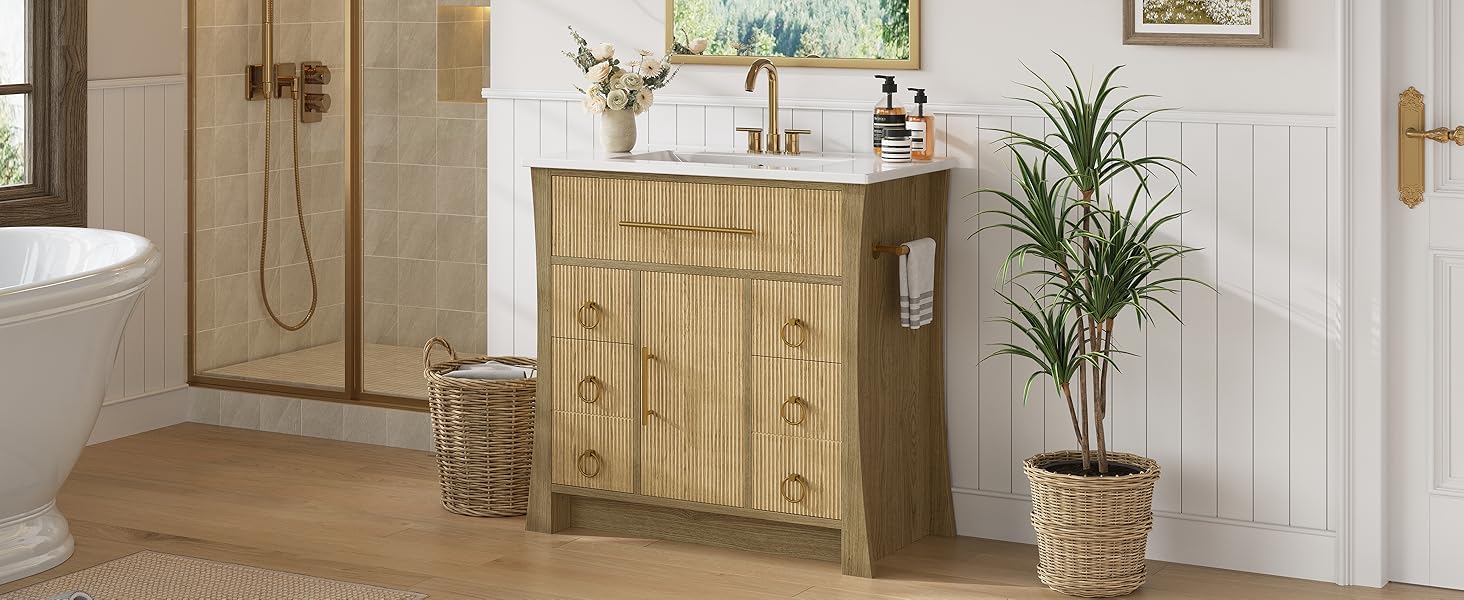 farmhouse bathroom vanity