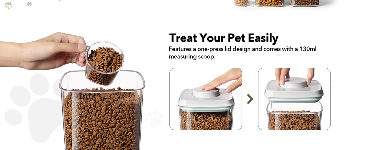 airtight dog food container