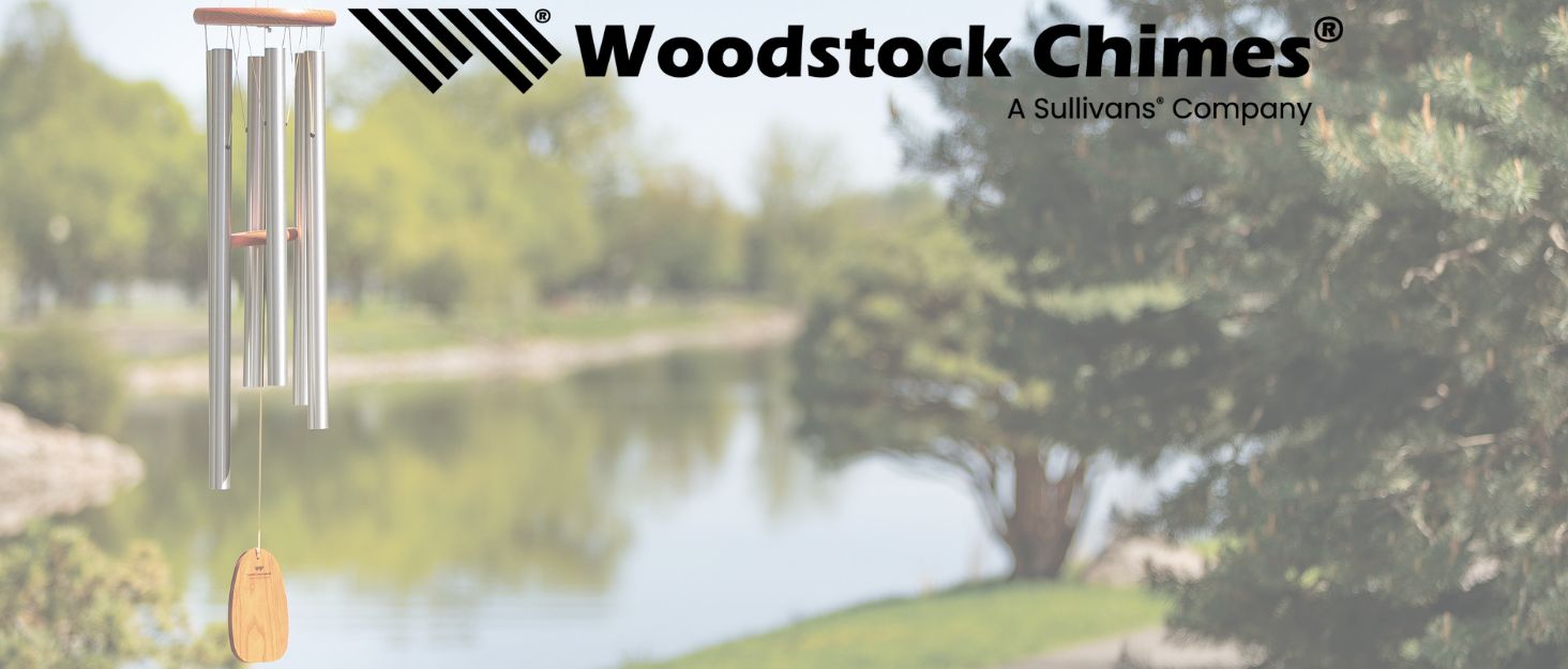 Woodstock Wind Chimes Zenergy Solo Hand Chime, Silver (7