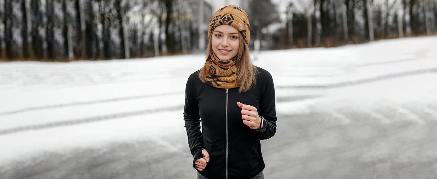 Prints Warm Soft Hat