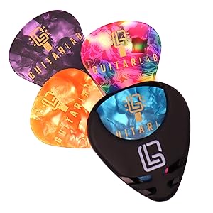 Pick holder with plectrums