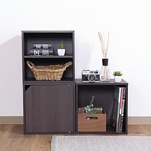 Amazon｜不二貿易(Fujiboeki) キューブボックス 扉付き 幅34.5