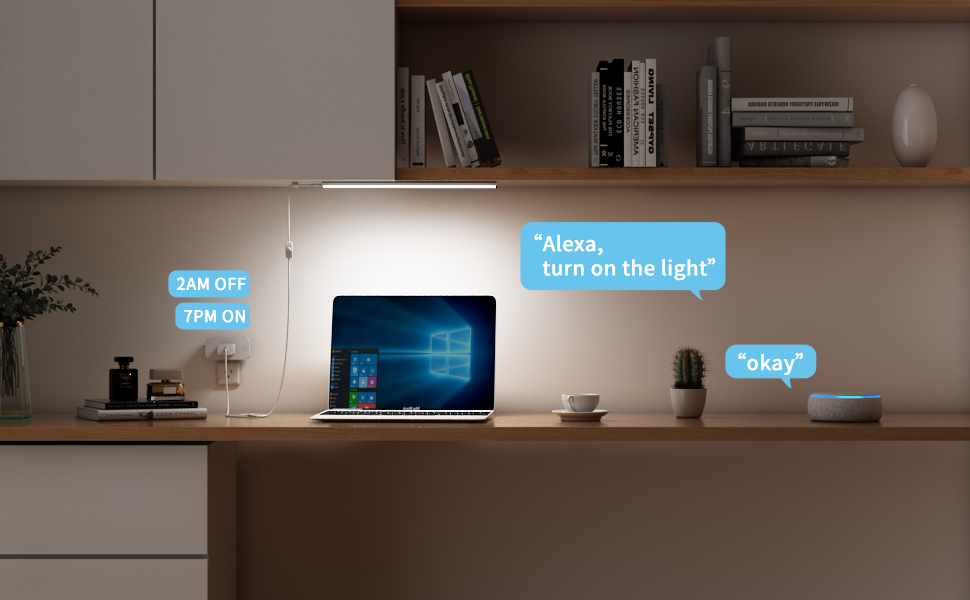 ASOKO Plugin Under Lighting, 16Inch LED Workbench Lights with