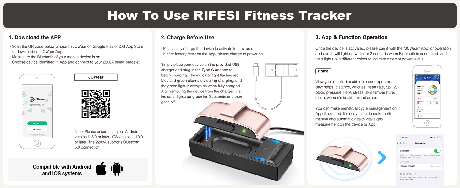 smart bracelet for men women