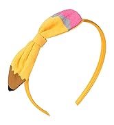 Back to School Headbands Cute Headband for Girls Pencil Hair Bands for Women Yellow Hair Band for...