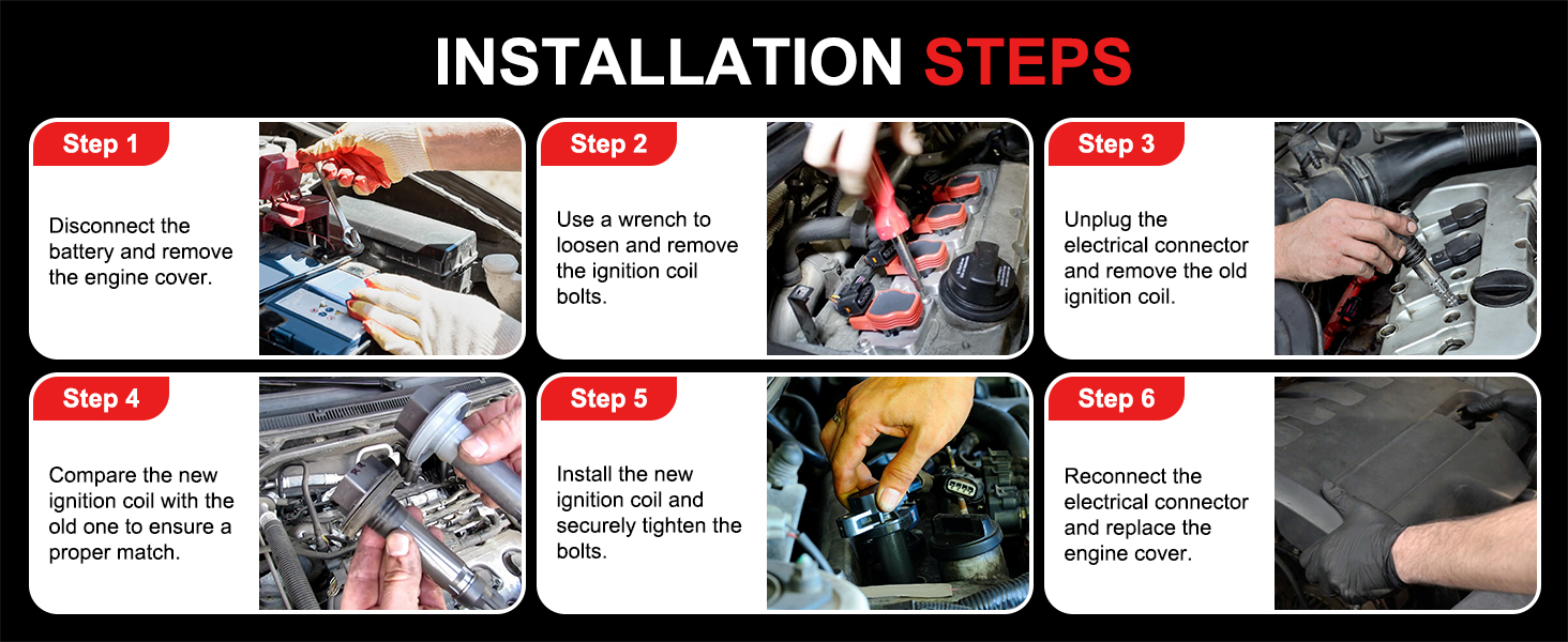 Ignition Coil Pack and Iridium Spark Plugs