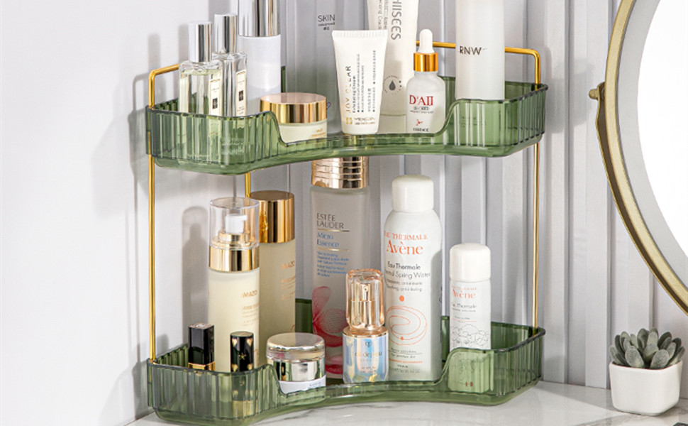 DEAMACE Corner Bathroom Counter Organizer, Bathroom Counter