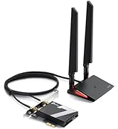 TP-Link Wi-Fi 7 BE9300 PCIe WiFi Card for Desktop PC (Archer TBE550E) - Bluetooth 5.4, WPA3,Tri-B...