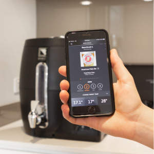beerdroid app wifi wireless use update tempature monitor progress beer machine craft make