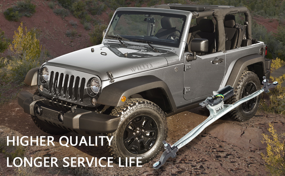 Aumzong Front Windshield Wiper Motor & Linkage Assembly