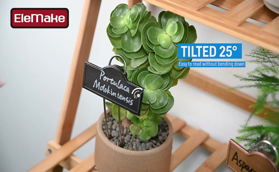 Metal Plant Labels Weatherproof 25 Pack, Garden Markers Tags Outdoor for Plants Vegetables Herb ...