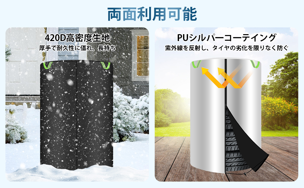 タイヤカバー 屋外