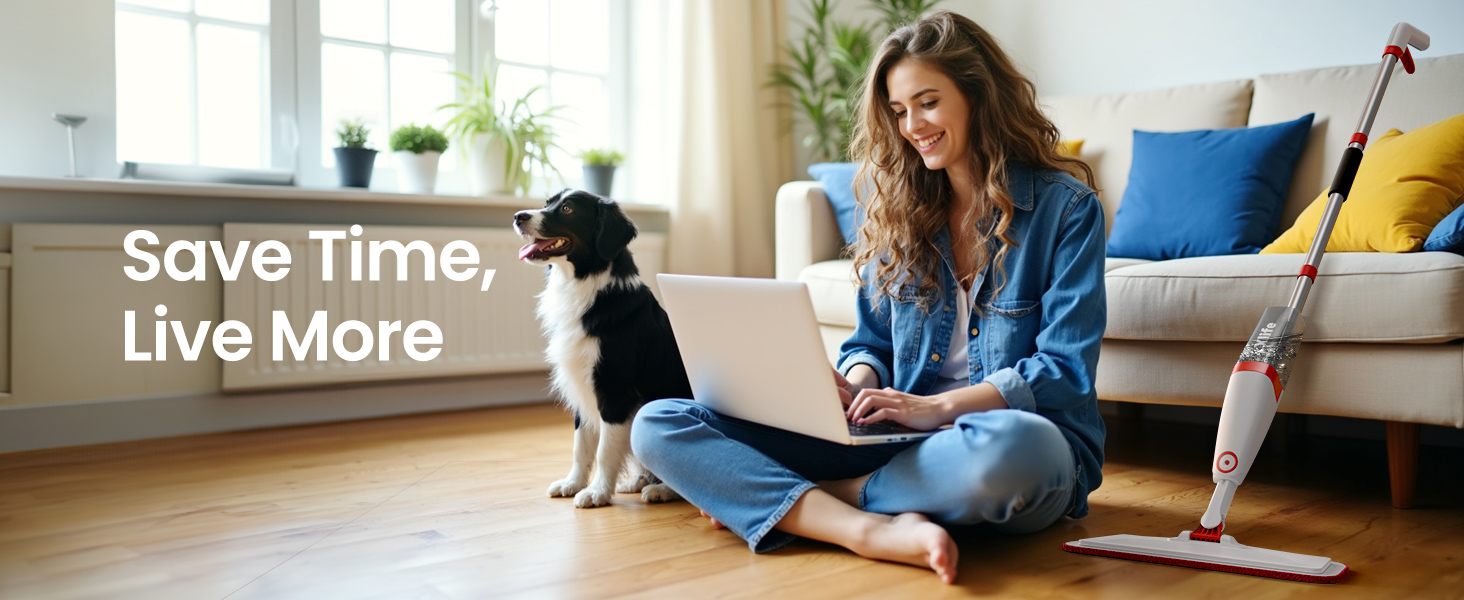 Xlife spray mop,Save Time, Live More