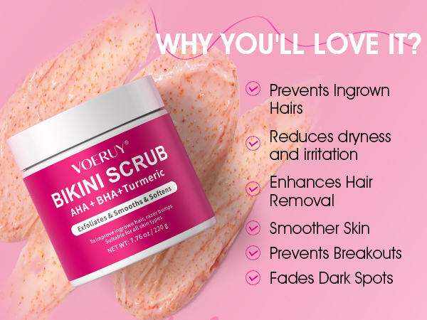 bikini scrub