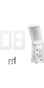  Baby Safety Outlet Cover Box, Outlet Covers Baby Proofing, Plug Covers for Electrical Outlets