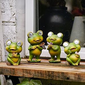 Amazon.co.jp: [HeroNeo] カエルのオブジェ 樹脂 カエル像 置物