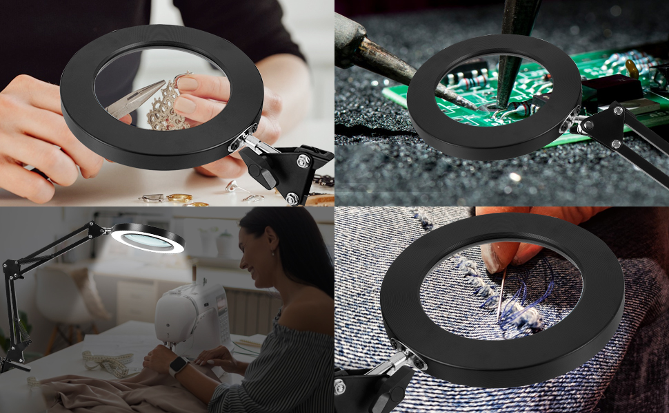 Magnifying Light for Close Work Hands Free
