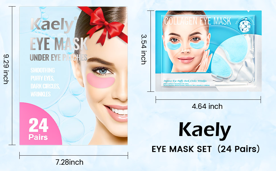 24 Pairs Eye Patches for Puffy Eyes and Dark Circles,Eye Masks for Dark Circles and Puffiness