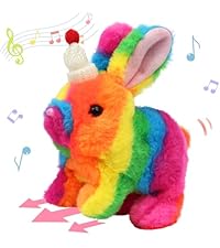 Amazon.com: Hopearl Hopping Rabbit with Hat Interactive Electronic
