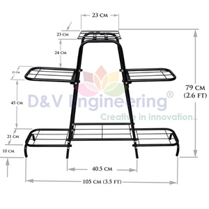 SPN-BFC metal flower pot stand