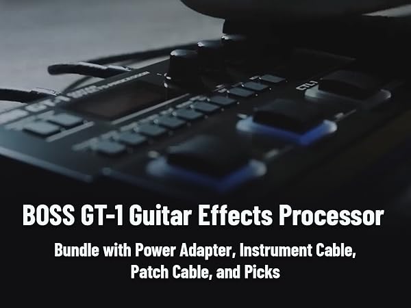 Amazon.com: BOSS GT-1 Guitar Effects Processor Bundle with