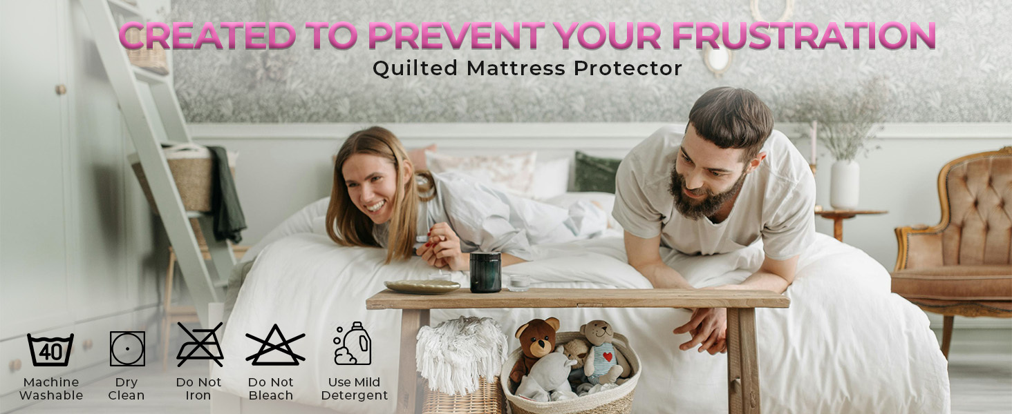 Home Sweet Home UK Microfiber Quilted Mattress Protector Soft Touch