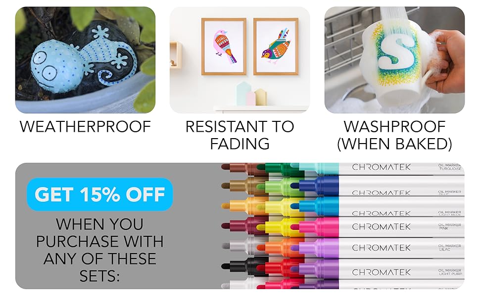Chromatek Best Marker Paint Pens for all Surfaces
