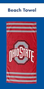 Ohio State Buckeyes Beach Towel