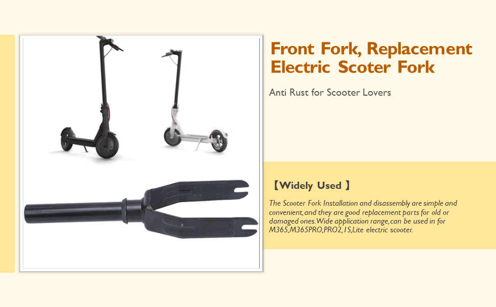 Front Fork, Replacement Electric Scoter Fork Anti Rust for