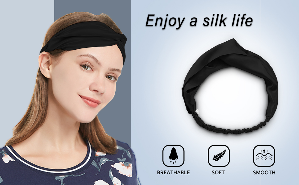 silk headband
