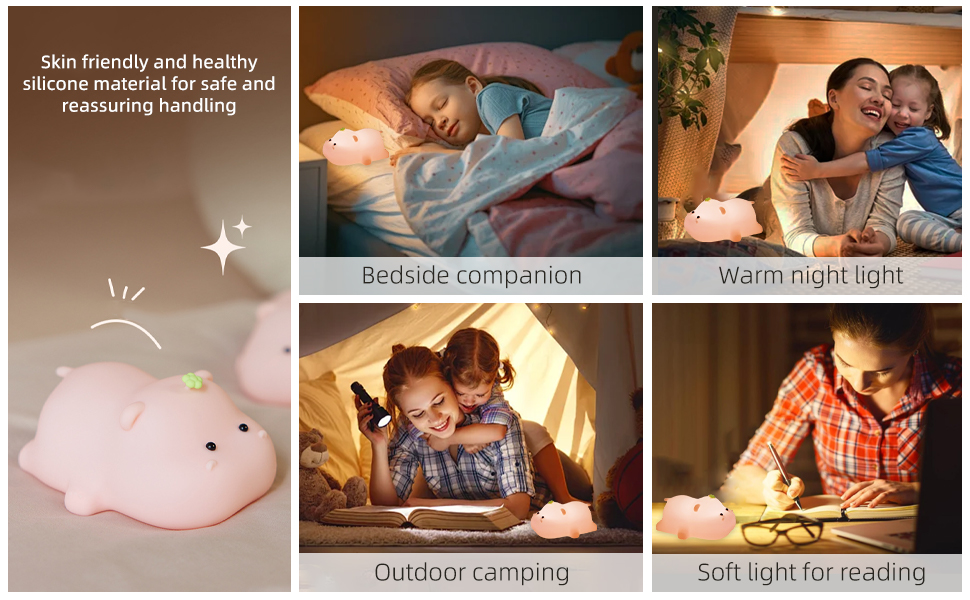 Cmtuuy Hippo Night Light