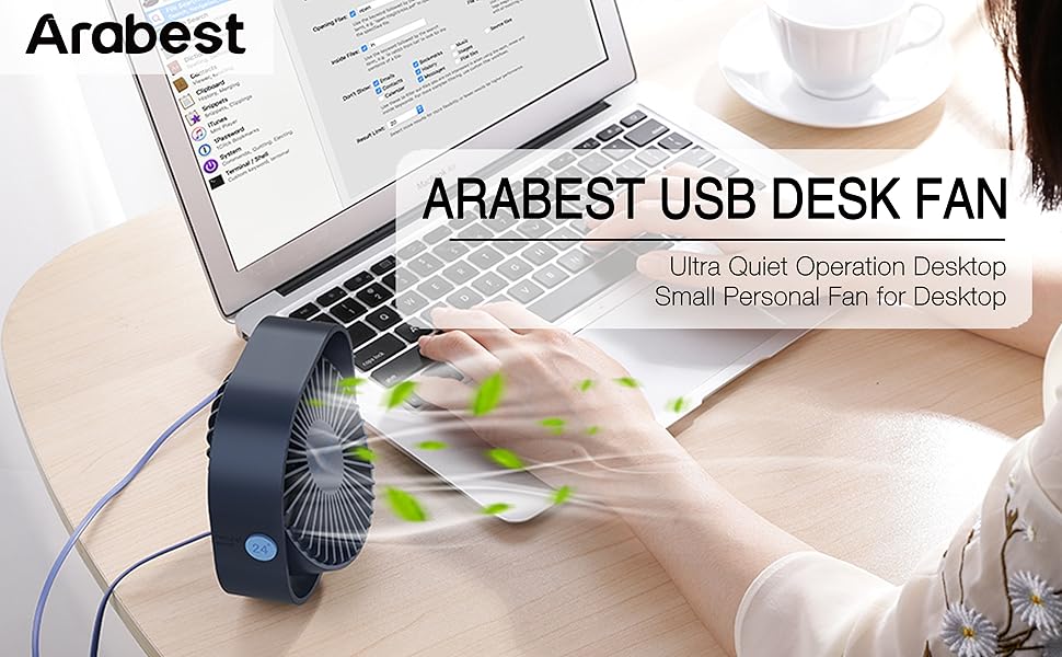  USB Desk Fan